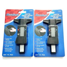 Duralast 2 DURALAST PROFESSIONAL DIGITAL TIRE TREAD DEPTH/BRAKE PAD GAUGE'S SAE/METRIC