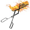 Fireplace Tong Iron Campfire Firewood Tong Log Grabber with Enlarging