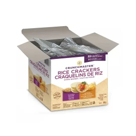 Crunchmaster Rice Crackers Variety Pack 10.5 oz 2 Pack – Gluten-Free