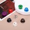 sourcing map 10pcs Brown Guitar Effect Pedal Knob, 7/16" Plastic