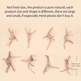 Unbranded 5x Natural Aquarium Driftwood Assorted Branches Ornament for Fish Tank