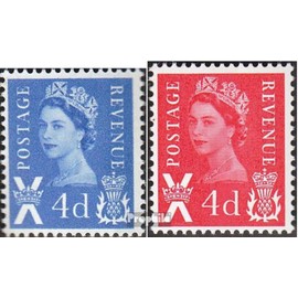 united kingdom - Scotland 4x,12 (complete.issue.) 1966/69 Elizabeth II. (Stamps for collectors)
