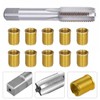 Taipintee 10pcs Spark Plug Thread Hole Repair Tools M14×1.25mm with