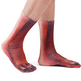 Stocking Stuffers for Men Kids Teens Boys Women Novelty Animal Paw Socks Christmas White Elephant Gifts