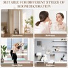 KBPNO 4 Pack Self Adhesive Acrylic Mirror, 8 x 8