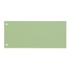 200 Dividers in Green, 24 x 10.5 cm, Punched, 180