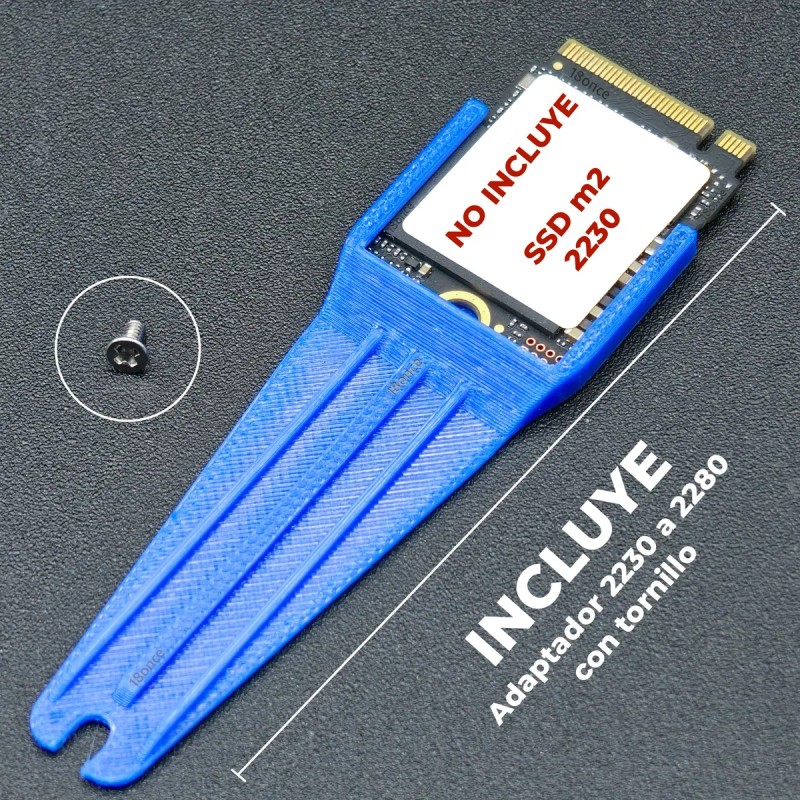 Adaptador Ssd M2 2230 A 2280 Extensión Soporte Con Tornillo