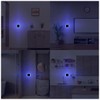 6 Pack Blue LED Night Light Plug in, Dusk to