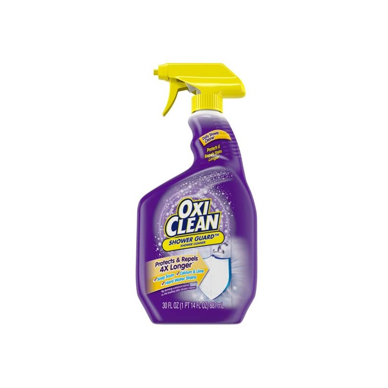 OxiClean Shower Guard Daily Shower Cleaner Spray, 30 fl oz