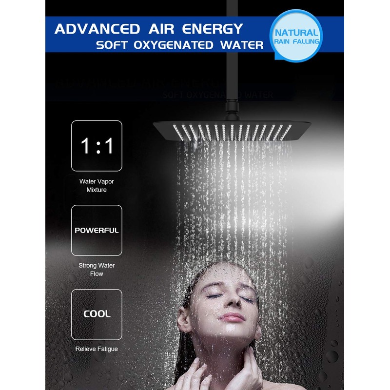 SR SUN RISE Luxury 16 Inch Large Square Stainless Steel