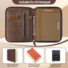 Ringsun A5 Leather Journal Notebook Cover 5 x 8 inch