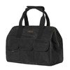 Heavy-Duty 16oz Waxed Canvas Tool Tote with Zipper, Multi-Purpose Organizer