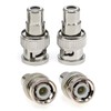 4pcs BNC Male to RCA Female Coaxial Adapter BNC RCA