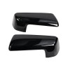 ALLTIMES Gloss Black Side Mirror Cover Cap for Silverado Sierra