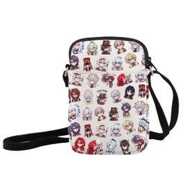 JXGZSO Funny Video Game Crossbody Bag Gaming Gift For Fan Video Game Inspired Shoulder Bag, Honkai Star Rail