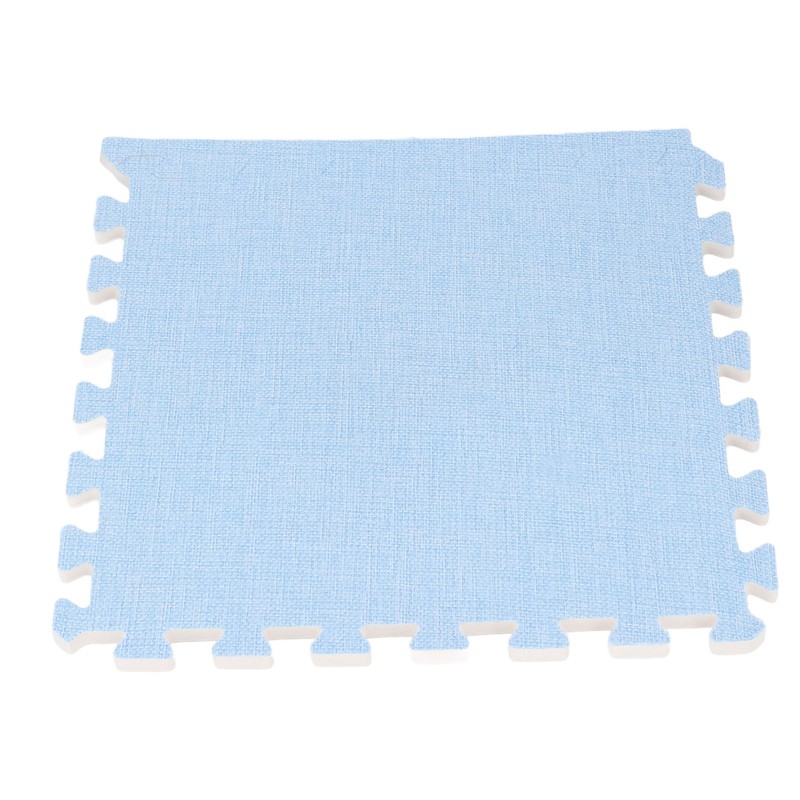 Cotton Linen Interlocking Mat Thicken Soundproofing Cuttable Patchwork Puzzle Foam