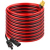 MOOKEERF Solar to XT60 Charge Extension Cable 25FT 12AWG XT60