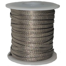 100 Feet - Reinforced Tinned Copper Braid - Perfect for Glass Projects and More