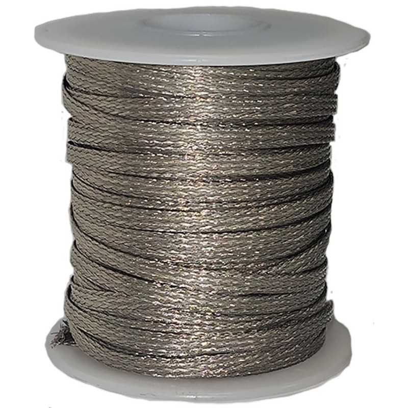 100 Feet - Reinforced Tinned Copper Braid - Perfect for
