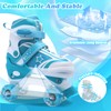 SMOOJOY Roller Skates for Kids Girls and Boys with Light-Up