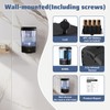 4 Pack Automatic Soap Dispenser Wall Mount,Touchless Liquid Soap Dispenser,Battery