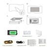 NInE-ROnG Backlight LCD Digital Operating Hour Meter Tachometer Engine Thermometer
