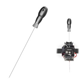 Creality Clog Poke,3D Printer Nozzle Cleaning Kit,Φ1.5mm L210mm Prolong Throat Piercing Needle 3D Printing Tool for 1.75mm Nozzles,Clean Hotend Without Disassembly,Unclog in Seconds,More Thoroughly