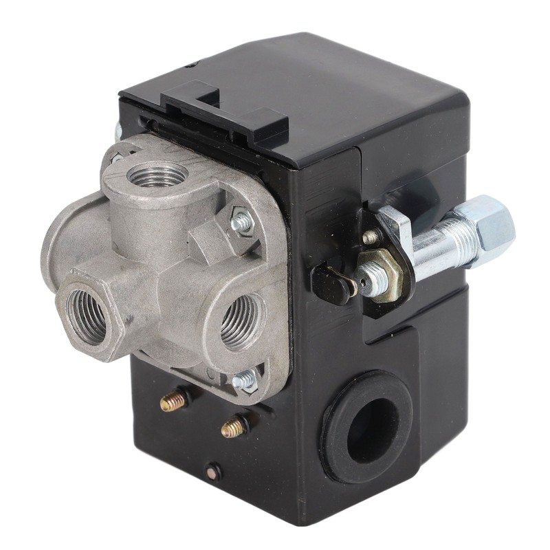 Air Compressor Pressure Switch 4 Ports Pressure Control Switch with