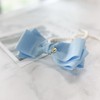 (3 types) Burnaby soft pastel ribbon hairpin violet 8cm /