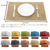 Senteria Placemats Cloth Cotton Linen Mat Double Layer Fabric Sewn
