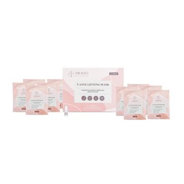 Thealto Skincare Neck And Chin Lifting Mask, 10 Gel Mask Kit With Serum Applicator Bottle,  Skin Repair To Reduce Sagging Skin And Improve Firming. Rejuvenating For Neck and Jawline.