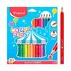 Maped 834012 my first triangular coloured pencils, Colour'Peps, Jumbo, 18