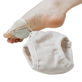 DANCEFIELD | Protector de Metatarso | Ideal para Entrenamiento de Ballet, Clases de Danza y Gimnasia | Protector Empeine de Alta Calidad - Elástico - Gamusa | Talla 22-24 | Niños y Adultos