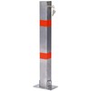 neolun Durable and Visible Parking Bollard with Lock for Enhanced