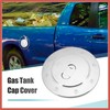 ACROPIX Chrome Plated Fuel Tank Filler Cap Cover Decoration for