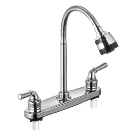 RV Kitchen Faucet Non-Metallic, Flexible Spout for Campers, Motorhomes, Travel Trailers