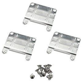 ZZHXSM 3 Sets Half Height to Full Height Adapter Bracket (with 12 Screws) 2.9x2.9cm Mini Expansion Card Suitable for Wireless Network Cards 3G Modules Solid State Drives Inquiry Silver