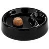 Pipe Aschenbecher Ceramic Glossy Black