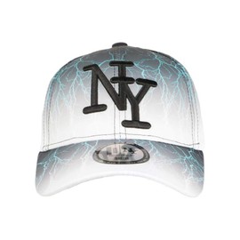 Hip Hop Honour Childrens Cap White and Black Original Eclyr NY Baseball from 7 to 12 Years - Boys, White