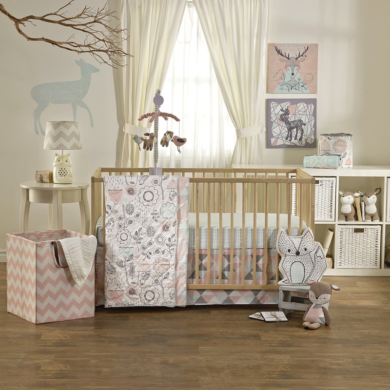 Lolli Living Sábana Bajera Ajustable para Cuna gorrión, trípode