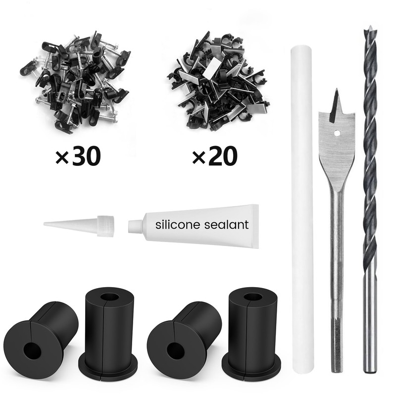 Starlink Cable Routing kit for 3/4inch Wall Hole,4PCS starlink Wall