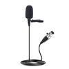 JTLAU Lavalier Clip-on Microphone - Cardioid Condenser Lapel Mic Compatible