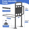 Bed Rails for Elderly Adults Safety with Non-Slip Handle，Adjustable Bed