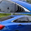 Thenice for 10th Gen Civic Rear Side Window Louvers Racing
