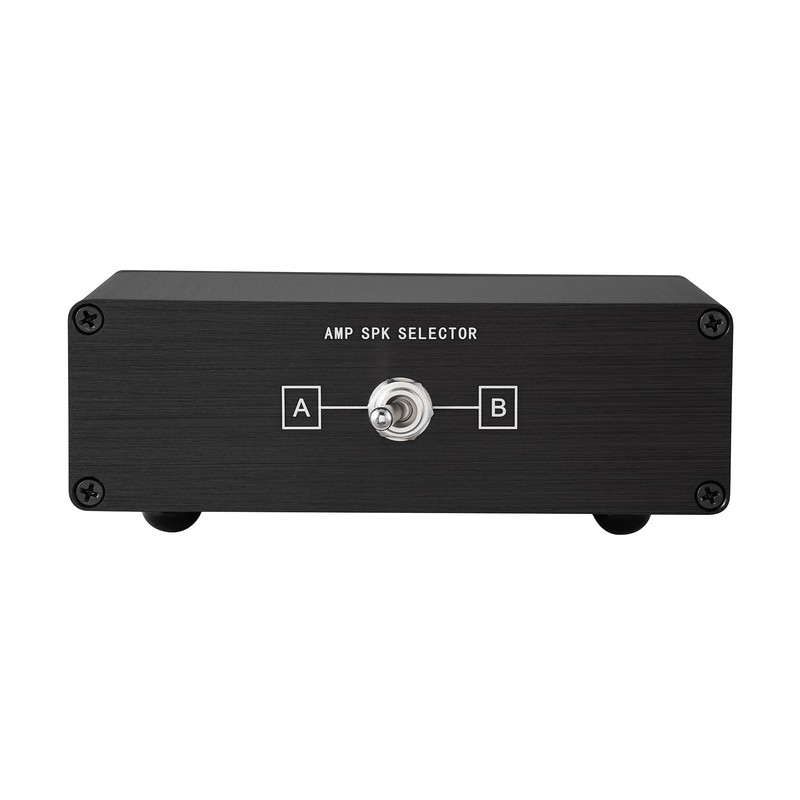 2(1)-in-1(2)-Out Speaker Amplifier Switcher Stereo Home Audio Selector Passive Switch