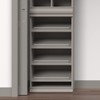 ClosetMaid Modular Storage Shelf Unit with Angled Shoe Shelves, Taupe
