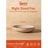 Sweese 6-Pack Ceramic Pasta Bowls, Neutral Extra Large 30 Fl