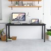 soges 63 inches Long Desk Large Table Computer Desk Home