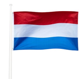 Netherlands Flag 90 x 150 cm - Dutch Flag Fan Item Weatherproof Dutch National Flag with Brass Eyelets Bright Colours and UV-Resistant for Outdoor Use Netherland