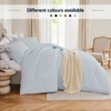 Quataly King Comforter Set SkyBlue,3PCS Soft Lightweight Breathable Bedding Comforter